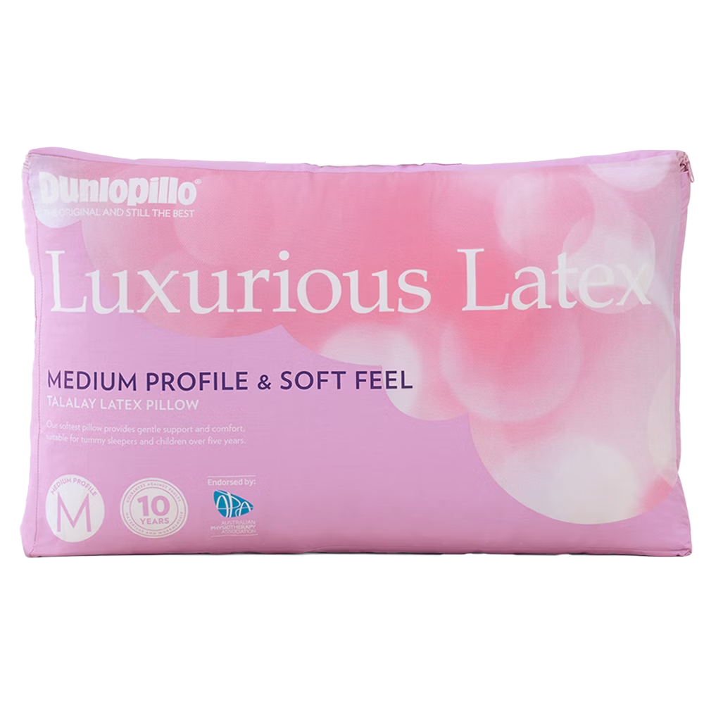 Dunlopillo Luxurious Latex Pillow Medium Profile and Soft Feel Thumbnail