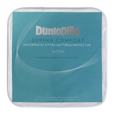 Dunlopillo Supima 100% Quilted Cotton Waterproof Mattress Protector