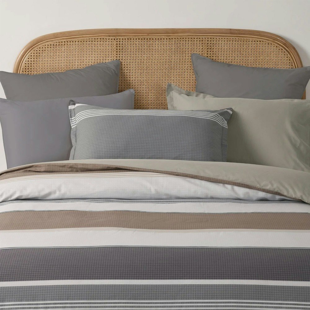 Dreamaker Dylan 100% Cotton Reversible Quilt Cover Set