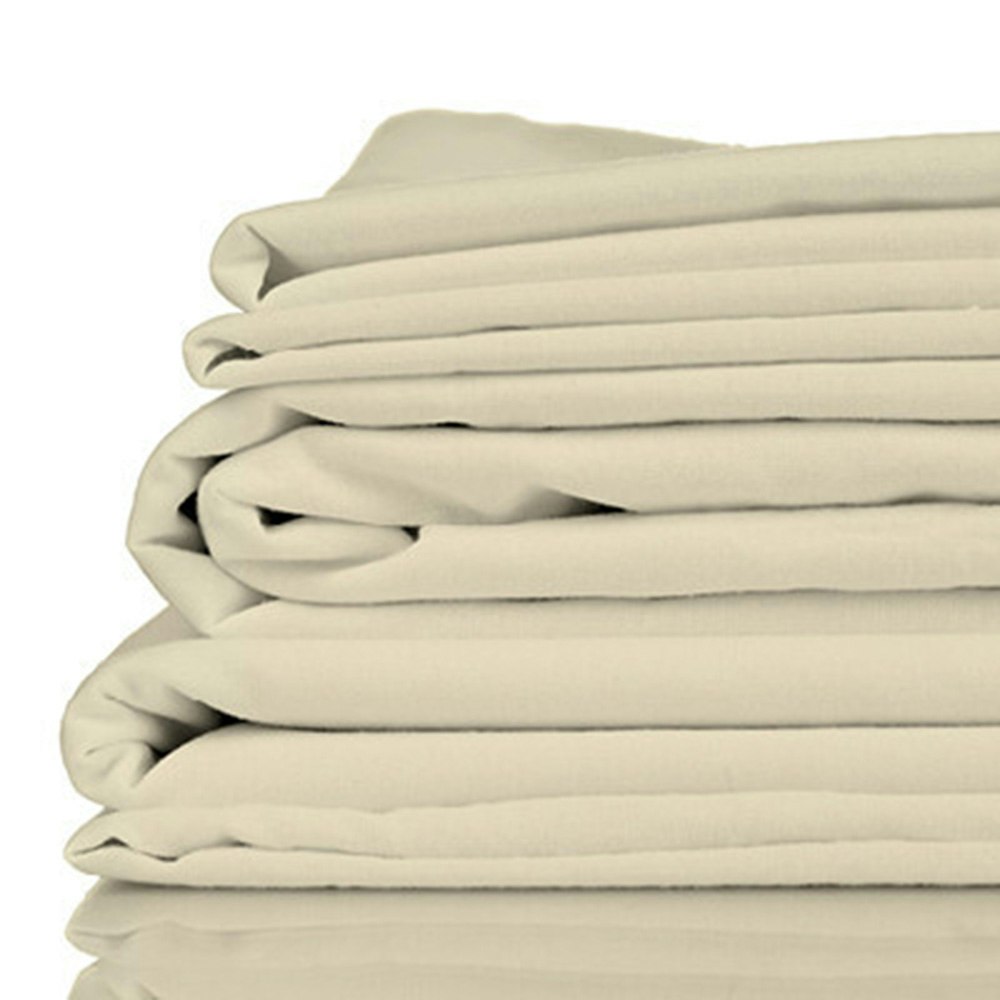 Eastwind Twill Organic Bamboo Baby Cot Sheet Set Oatmeal