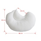 Easyrest Trimester Cradle Tight Pregnancy Body Pillow 88 cm L