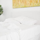EcoLinen Organic Cotton Sheet Set White