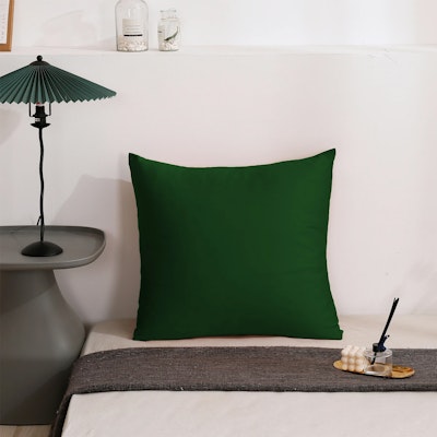 Serene 400TC Bamboo Cotton Blend Sateen Euro Pillowcase Eden