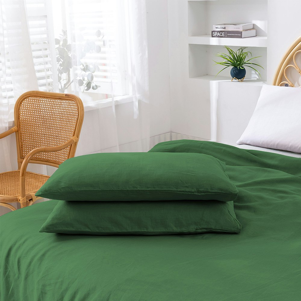 Natural Home Vintaged Hemp Quilt Cover Set