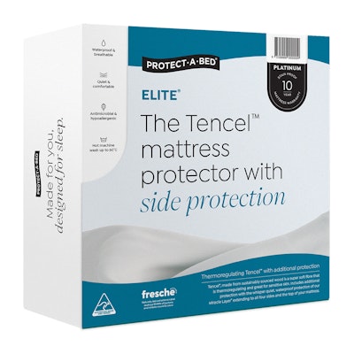 Protect-A-Bed Tencel Elite with Side Protection Fitted Waterproof Mattress Protector