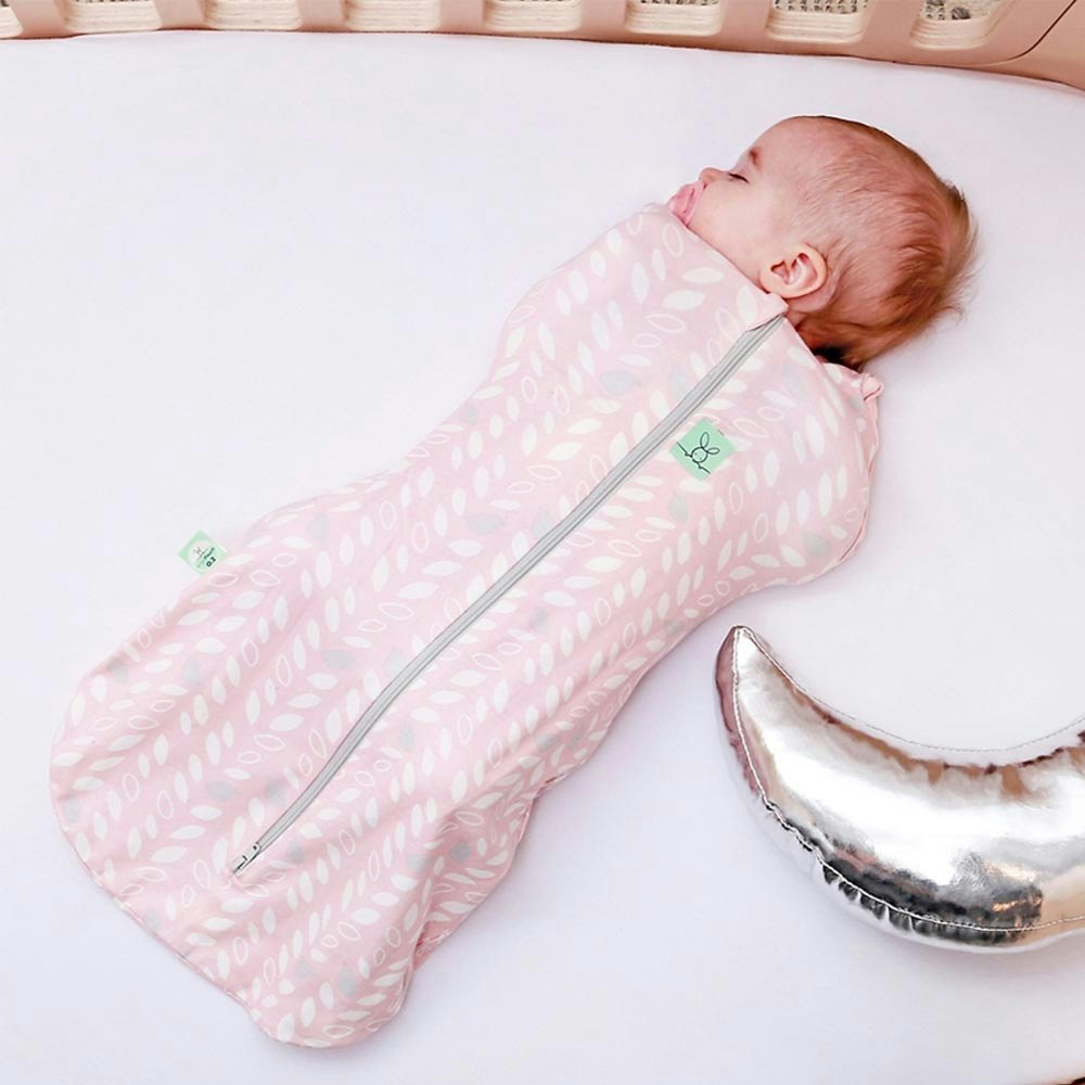 ErgoPouch Cocoon Swaddle and Sleep Bag 0.2 Tog Leaves