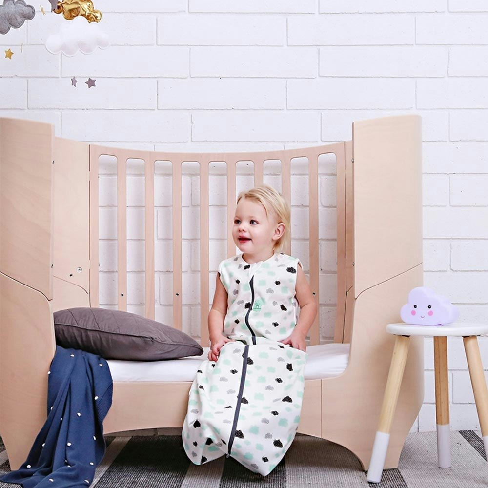 ErgoPouch Organic Cotton Jersey Sleeping Bag 1 Tog Clouds