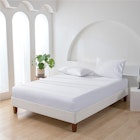 Essn 500TC Cotton Sateen Fitted Sheet Set White 2