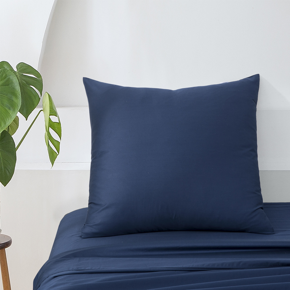 Navy cheap european pillowcase