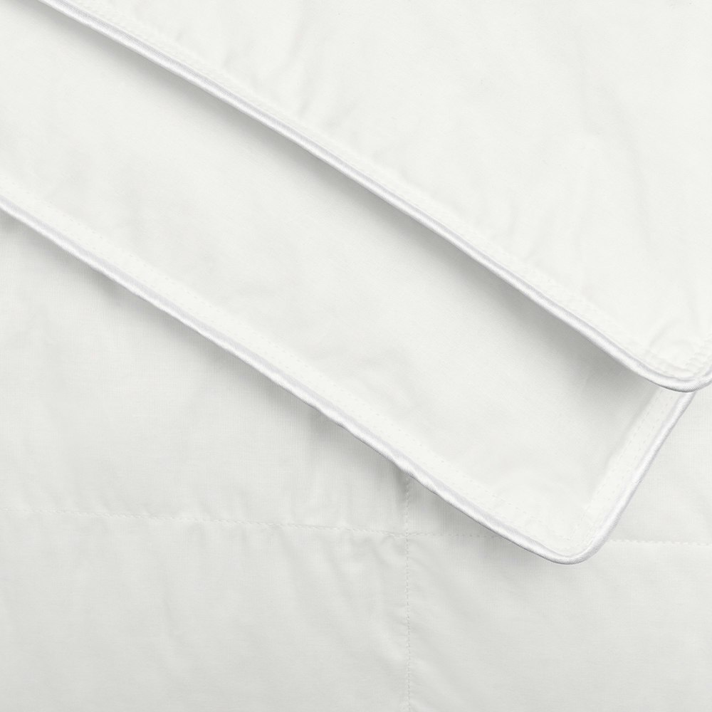 Fairydown 50% White Duck Down Quilt Duvet Satin Piping