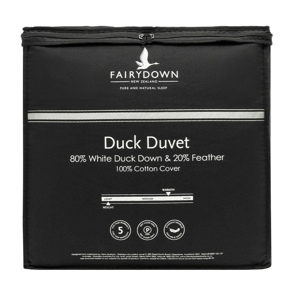 Fairydown 80% White Duck Down Quilt Duvet Packaging