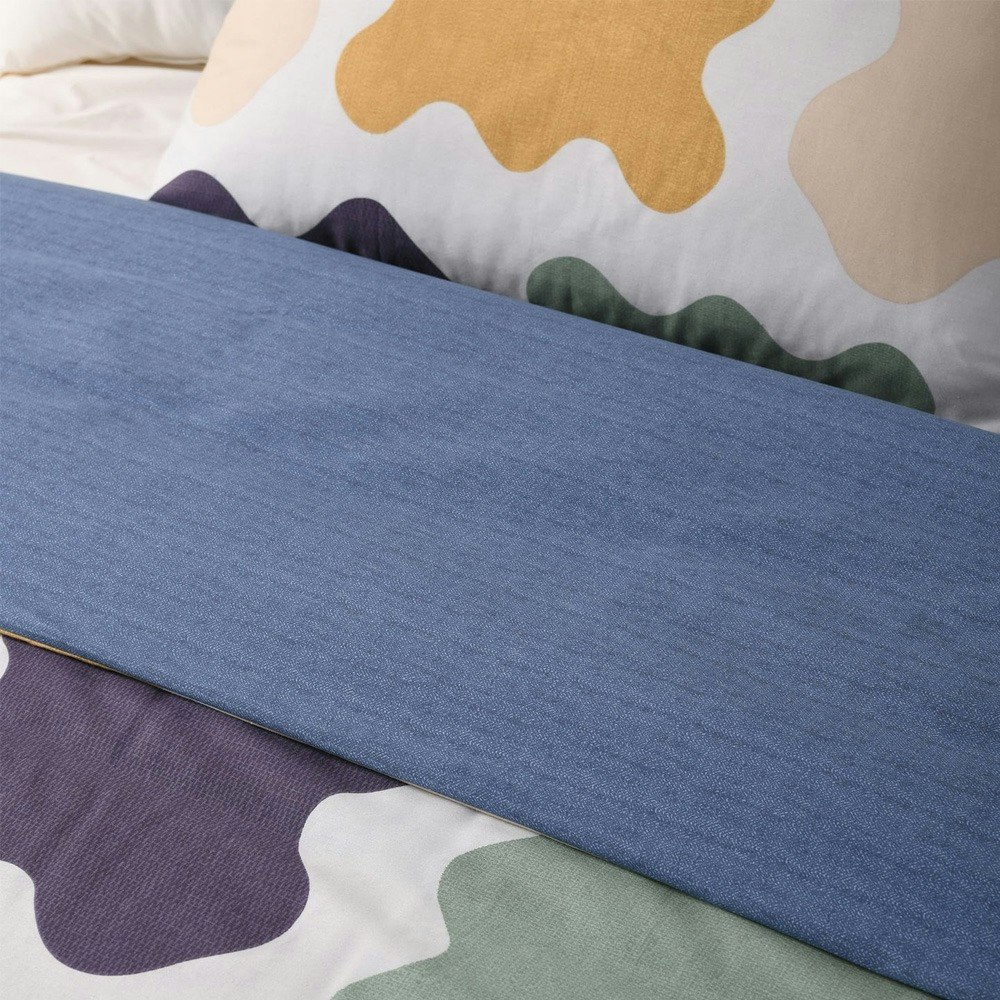Dreamaker Farrah 100% Cotton Reversible Quilt Cover Set
