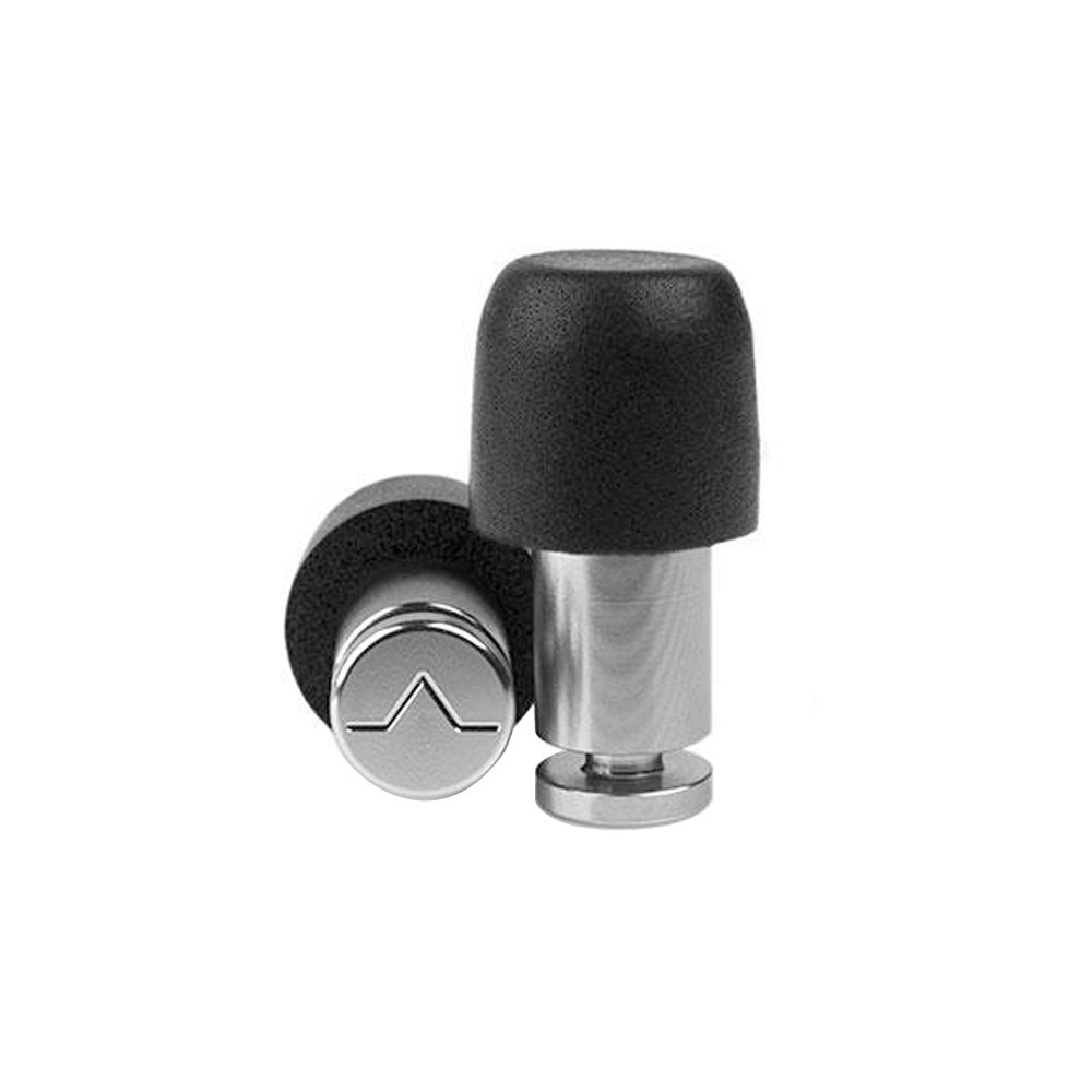 Flare Audio Isolate Aluminium Earplugs Black Solid Titanium Micro