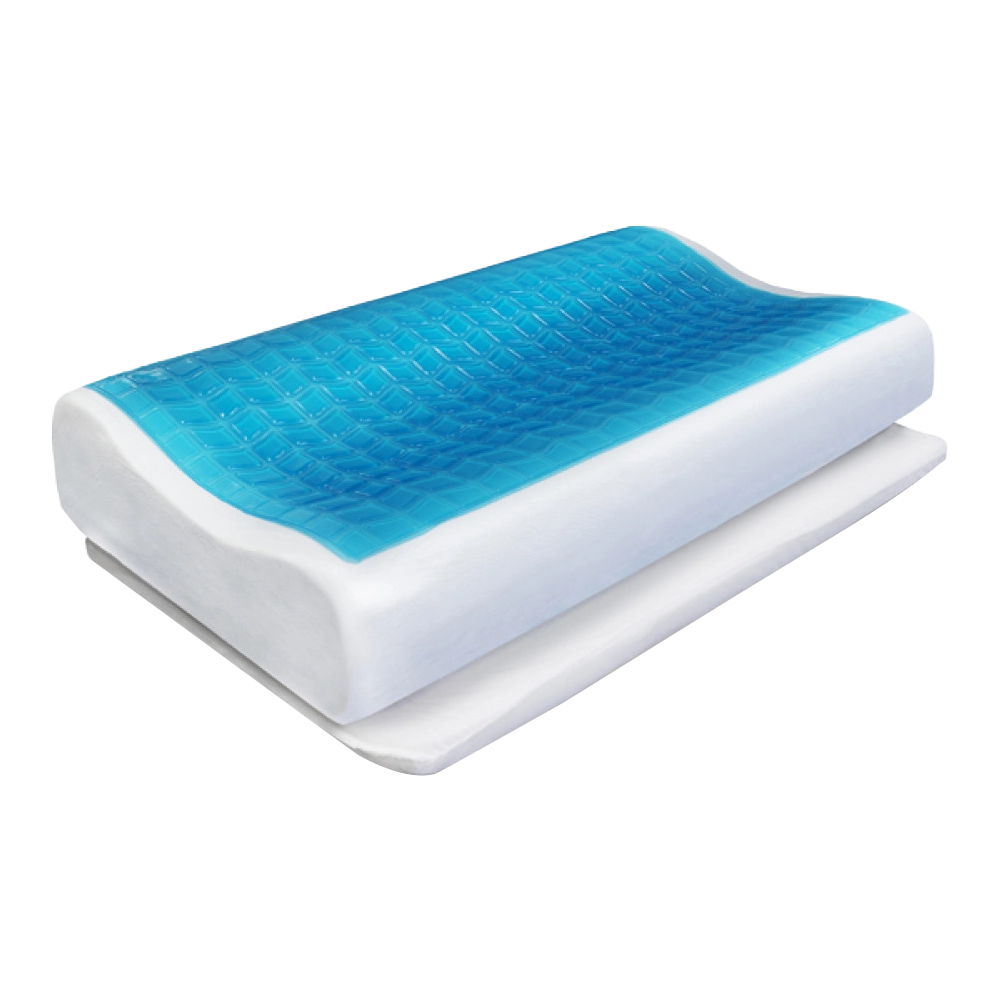 Flexi Gel Adjustable Contoured Memory Foam Pillow Last