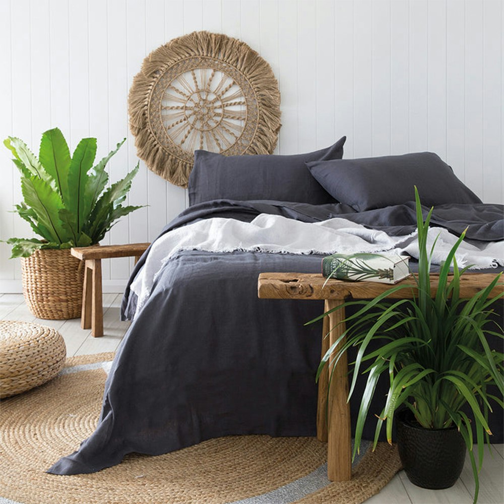 Bambury French Flax Linen Sheet Set Lifestyle 2