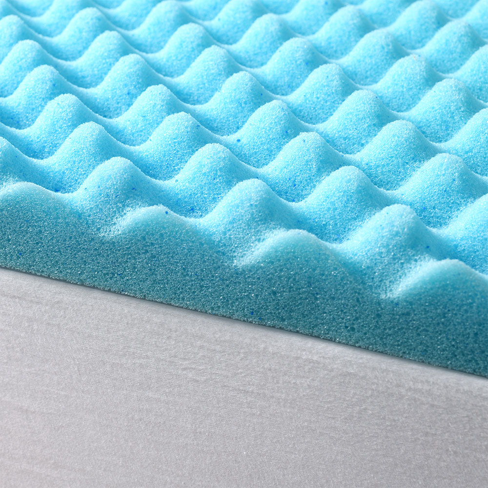 Gel Infused Convoluted Cool Memory Foam Underlay