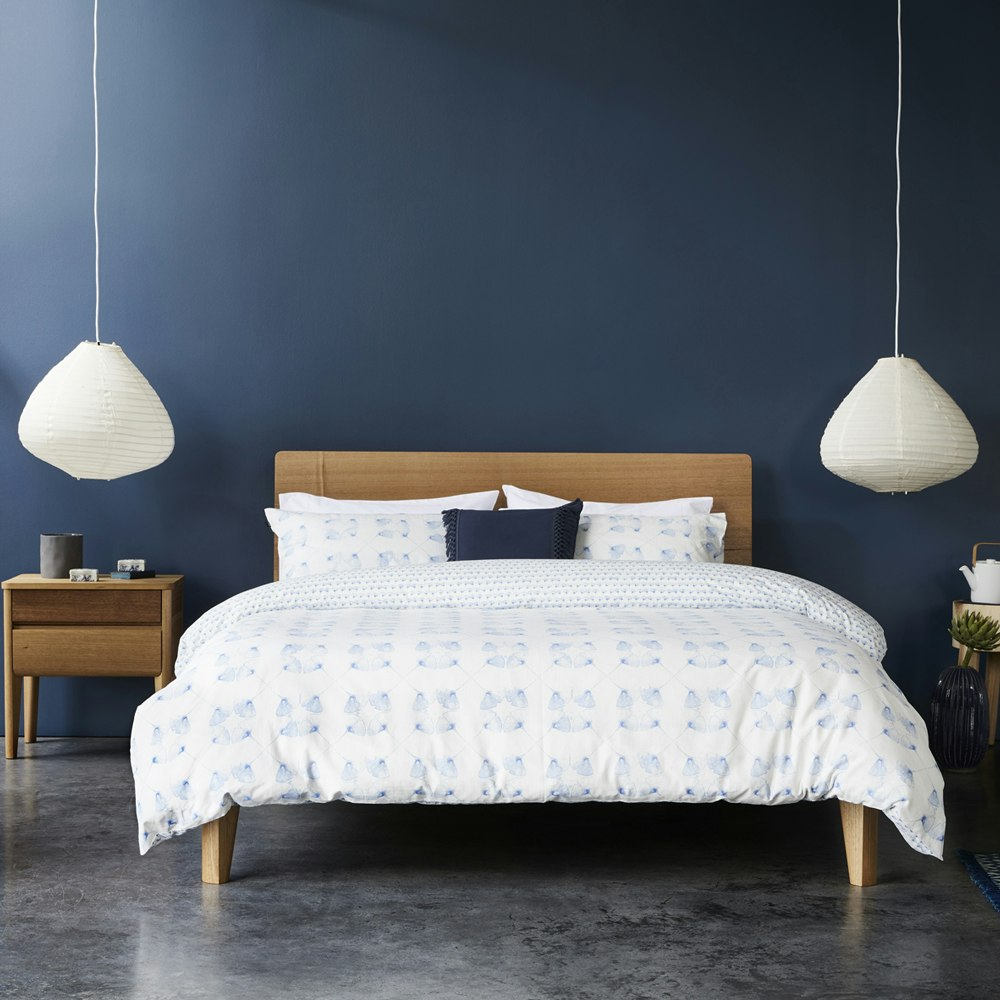 Jamie Durie by Ardor 100% Cotton Ginkgo Quilt Cover Set