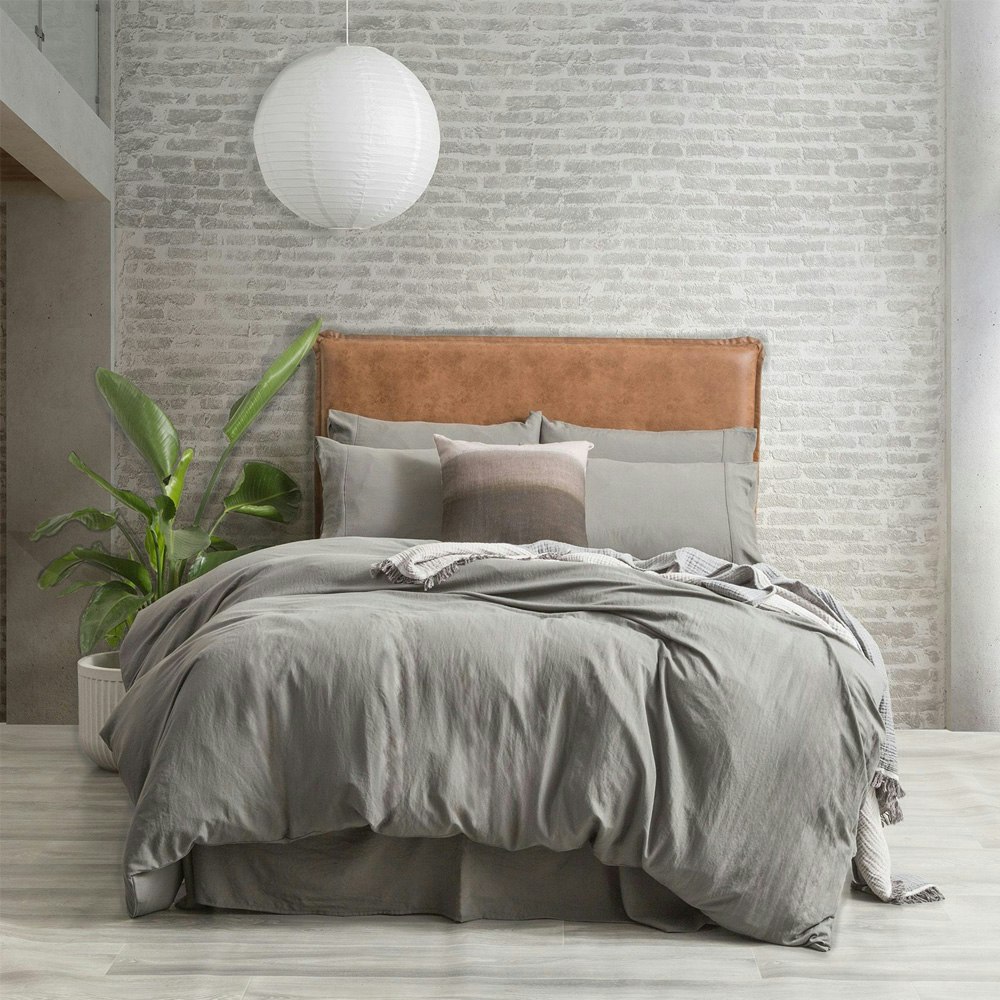 Ddecor Home Ultra Plush Vintage Washed Microfiber Quilt Cover Set