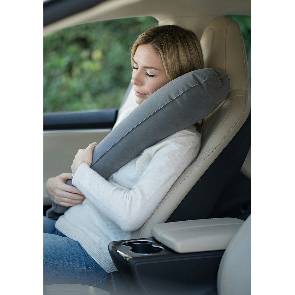Travelrest Utimate Inflatable Travel Pillow in Car