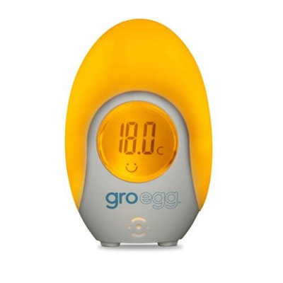 Groegg Baby Nursery Room Temperature Digital Thermometer Yellow
