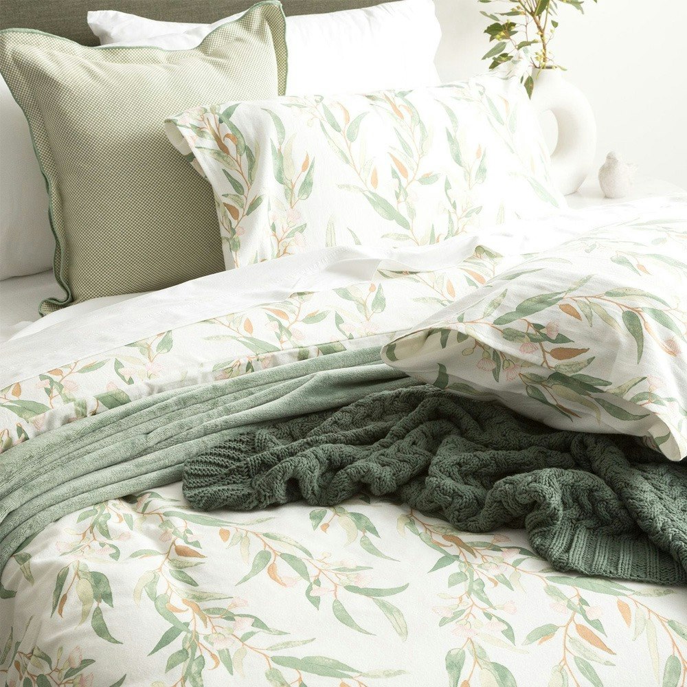 Park Avenue Gumnut 175 GSM Egyptian Cotton Flannelette Quilt Cover Set