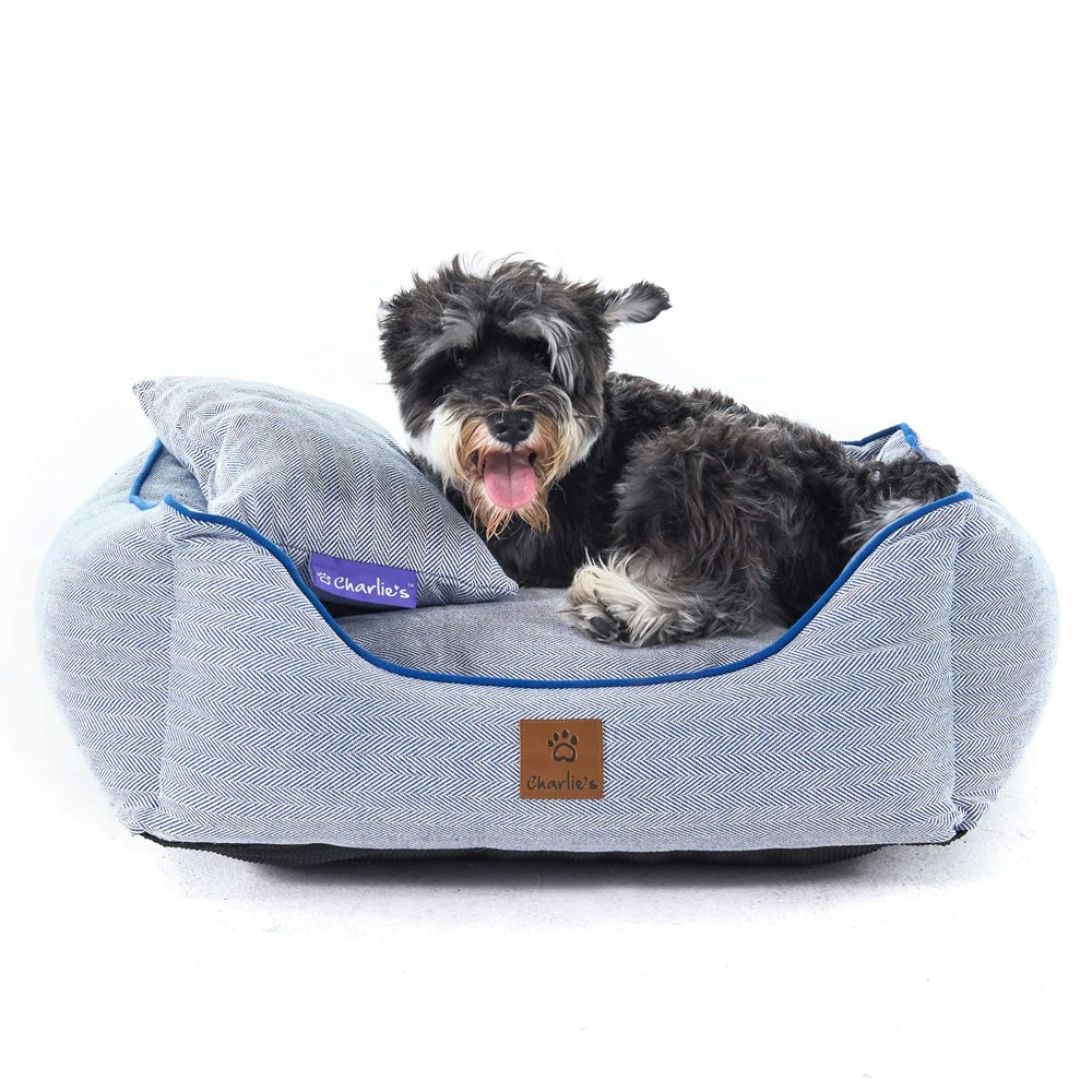 Charlie's Hampton Herringbone 3pc Dog Bed