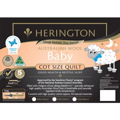 Herington Wool Baby Cot Quilt