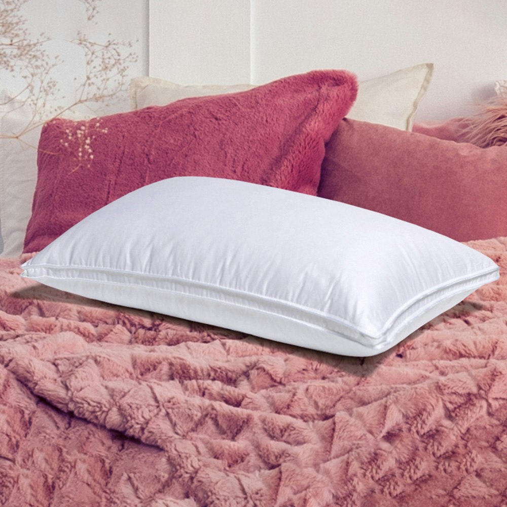 Herington Luxury 25% White Goose Down Pillow Lifestyle