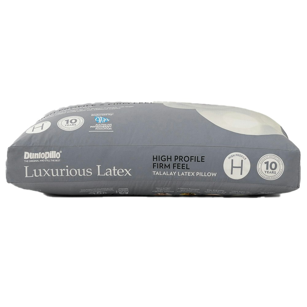 Dunlopillo Luxurious Latex Pillow High Profile and Firm Feel