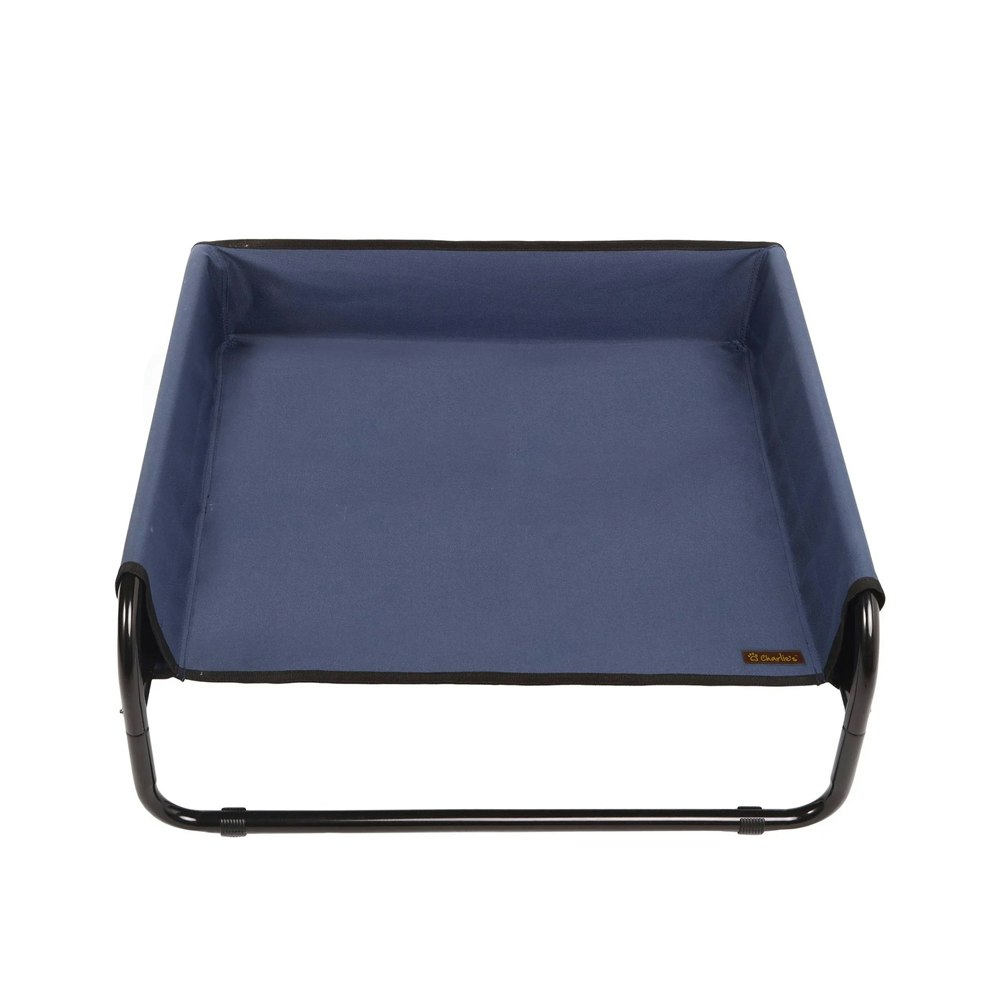 Charlie's Pet High Walled Outdoor Trampoline Pet Bed Blue