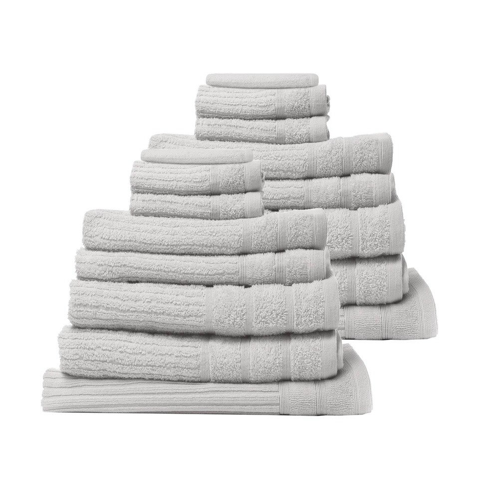 Royal Comfort 16 Piece Eden Luxury Cotton Bath Towel Set