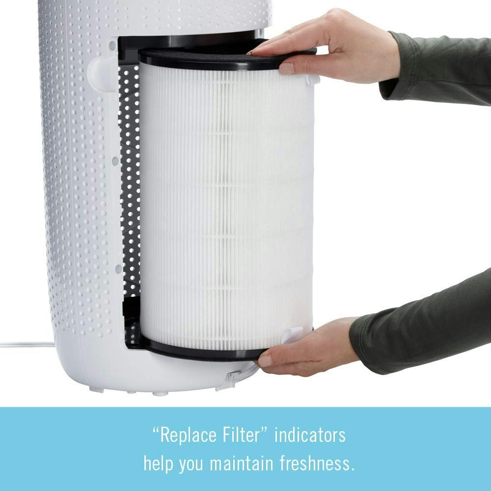 HoMedics Large TotalClean Tower Air Purifier Replacing the Filter