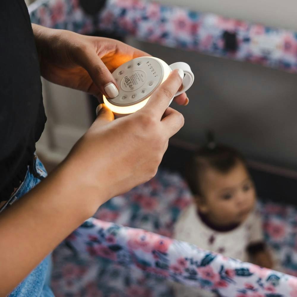 Marpac Yogasleep Hushh+ Travel Baby Sound Machine Lifestyle