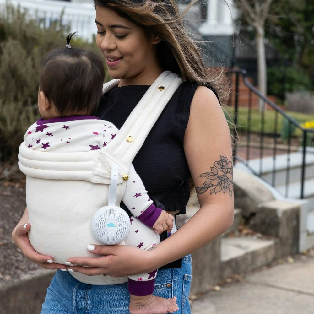 Marpac Yogasleep Hushh+ Travel Baby Sound Machine Lifestyle