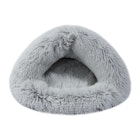 Charlie's Shaggy Faux Fur Igloo Cat Cave Bed