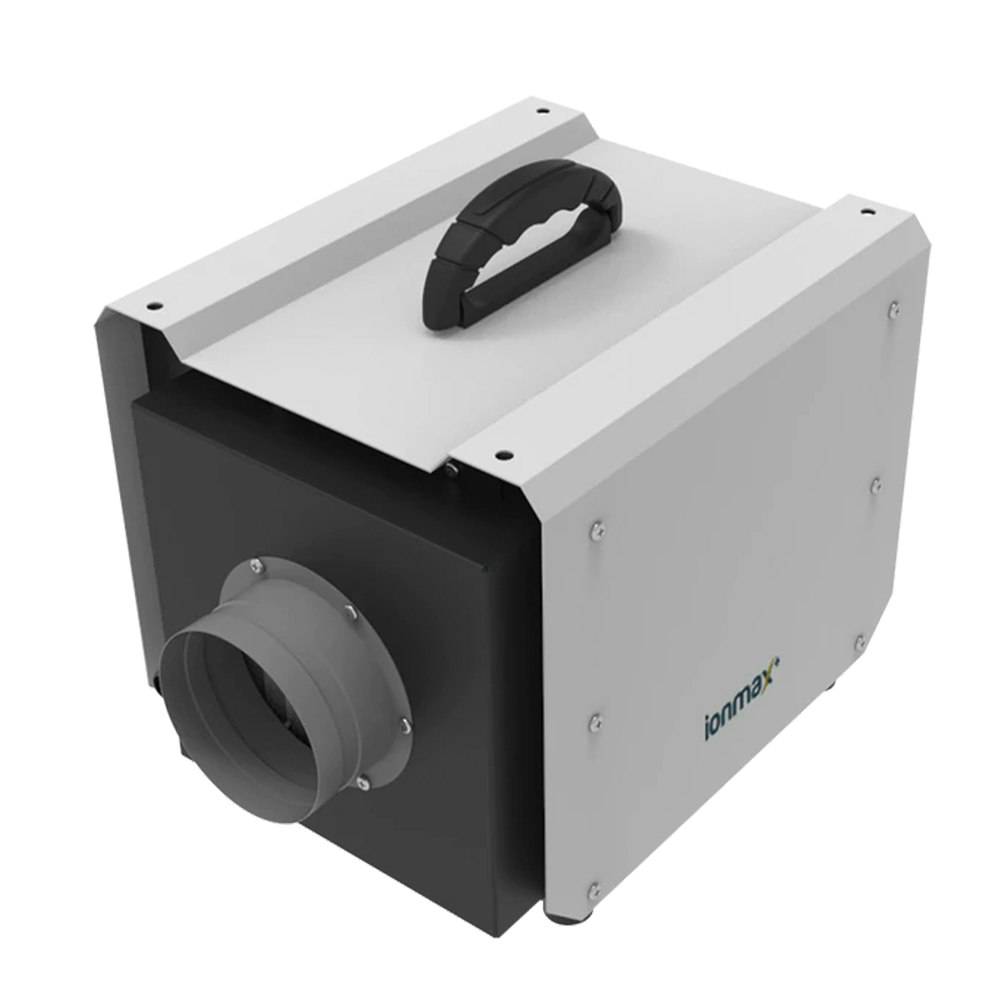Ionmax+ ED18 Industrial Grade Desiccant Dehumidifier Back and Handle