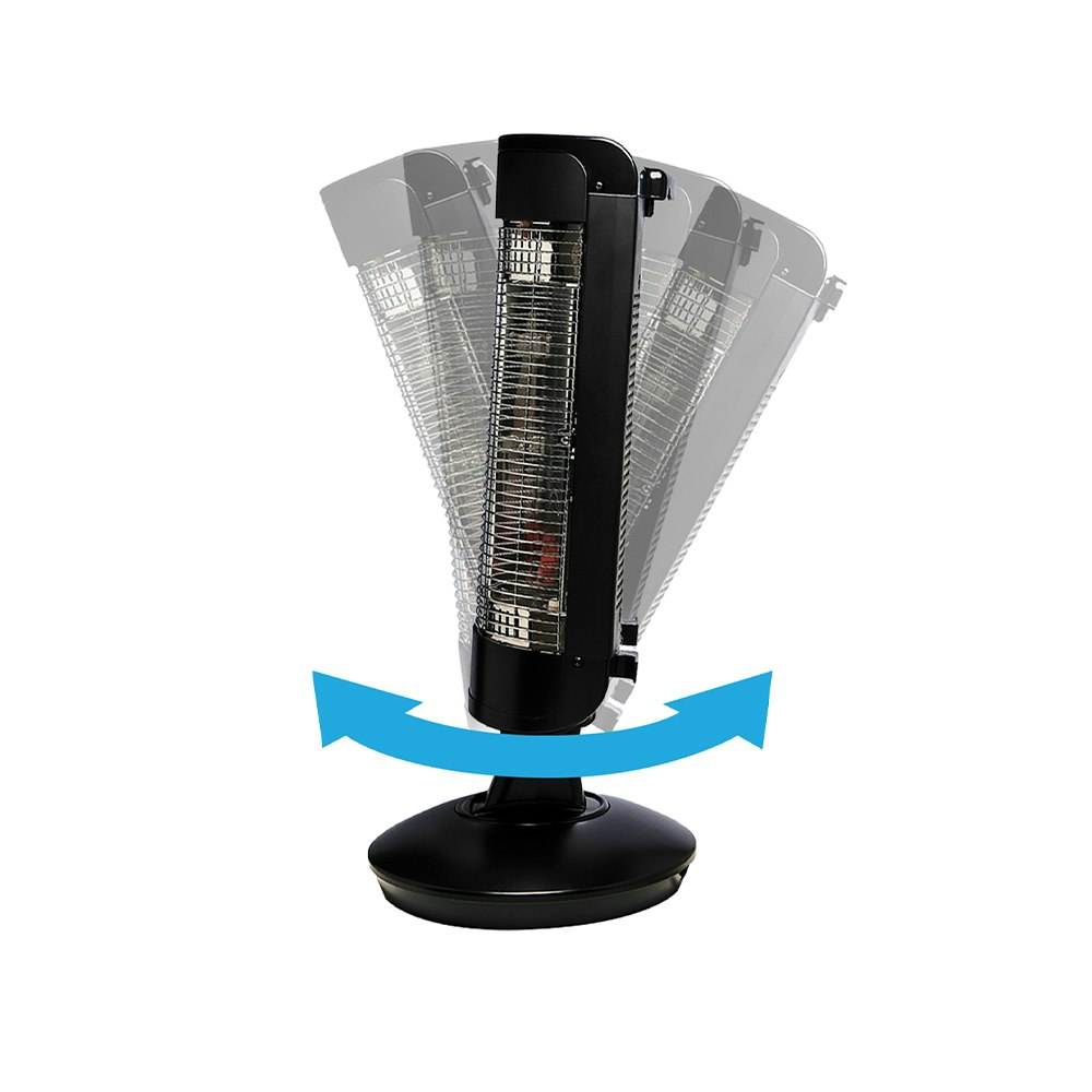 Ionmax Ray Far Infrared Heater ION801 Black Swing