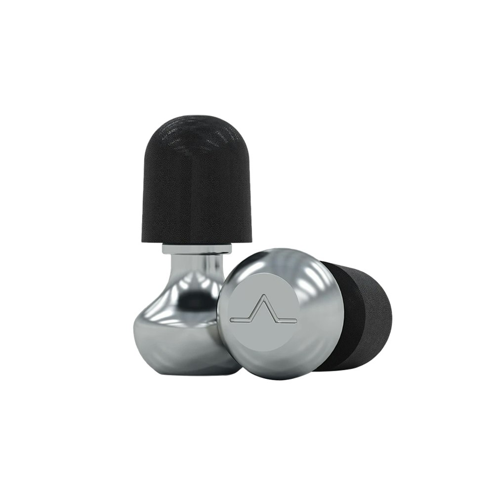 Flare Audio Isolate Aluminium Earplugs Black Solid Titanium Micro Ear  Protectors