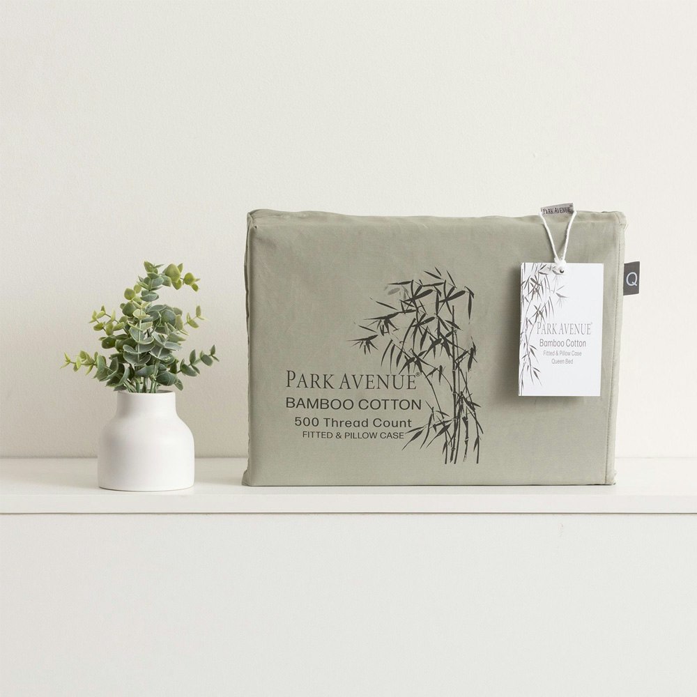 Park Avenue 500 Thread Count Bamboo Cotton Combo Set Jade