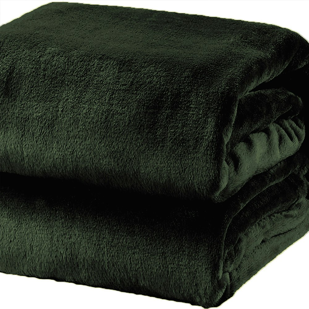 Renee Taylor Heavy Weight Acrylic Mink Blanket Jade
