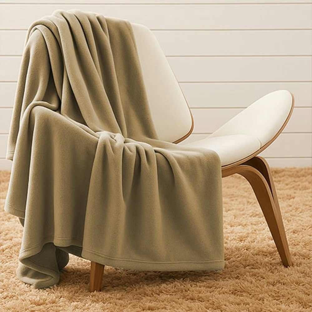 Jason Polar Fleece Blanket Camel Lifestyle