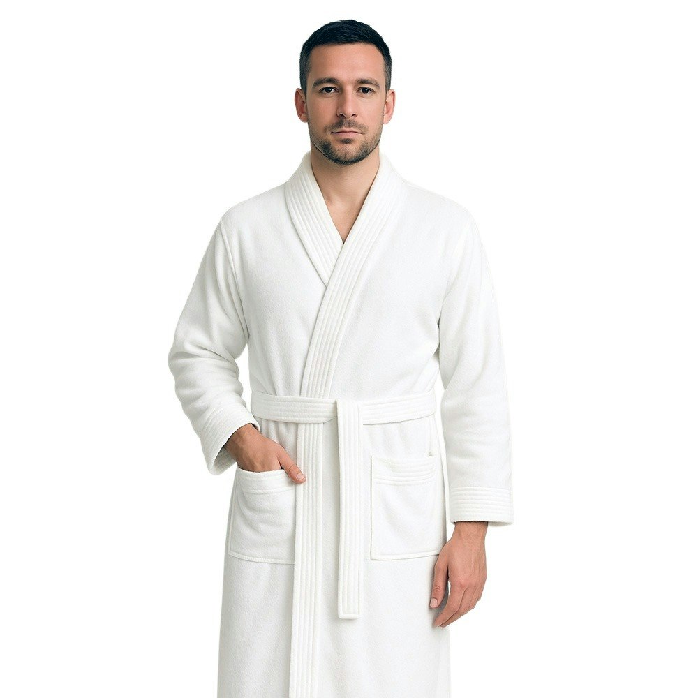Jason Commercial Cotton Velour Bathrobe Lifestyle 6