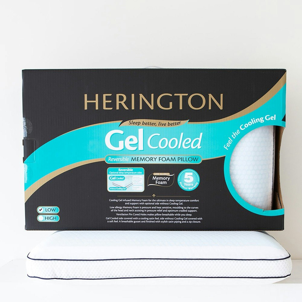 Herington Reversible Cool Gel Memory Foam Pillow