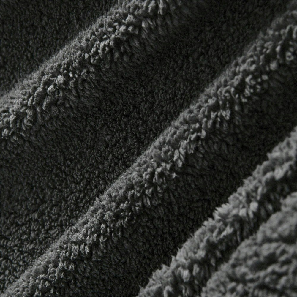 Dreamaker Jasper Teddy Fleece Combo Fitted Sheet Set Charcoal