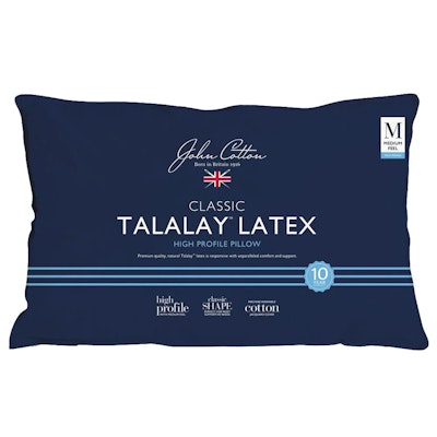 John Cotton Classic Talalay Latex Pillow High Profile