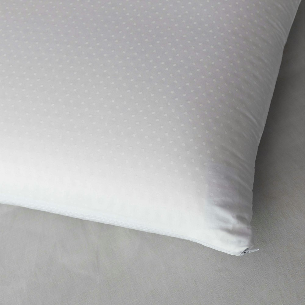 John Cotton Classic Talalay Latex Pillow High Profile Cover