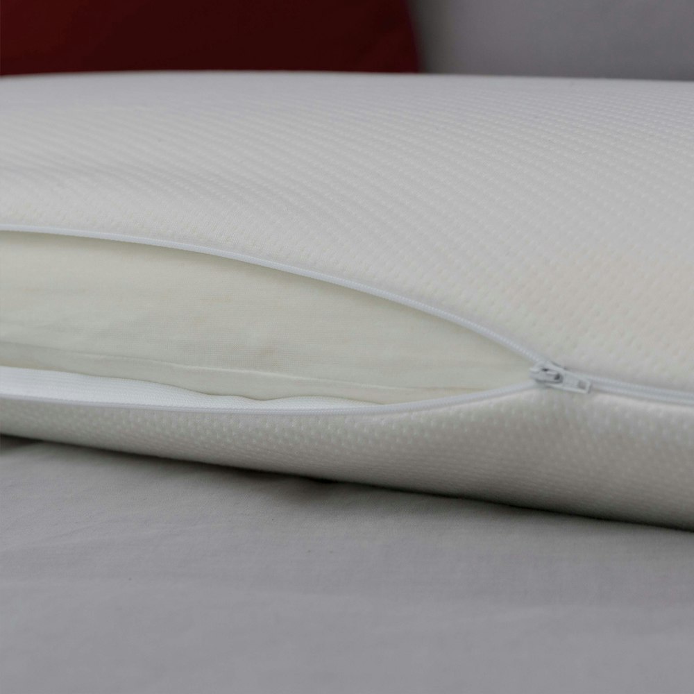 John Cotton Classic Memory Foam Pillow High Profile Inner Cover
