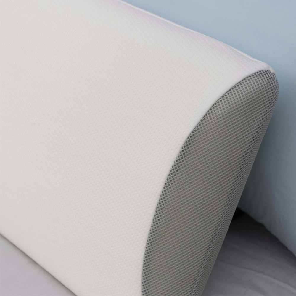 John Cotton Classic Memory Foam Pillow Medium Profile Mesh Side Panels