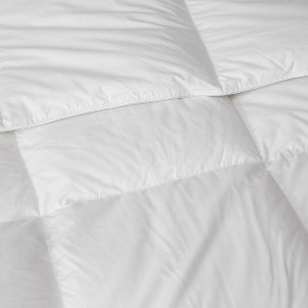John Cotton Supreme Luxury 85 White Goose Down Feather Quilt