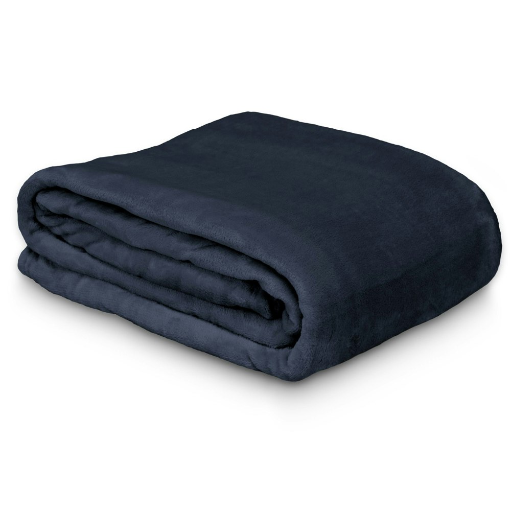 Apartmento Kaya Flannel Blanket Navy